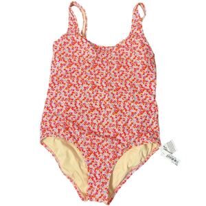NWT Women's One-Piece Scoop Neck Coverage Swimsuit size M
